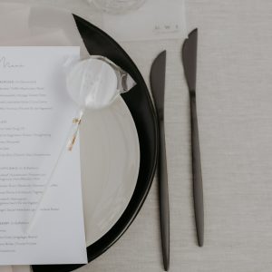 Besteck schwarz matt – Speisemesser