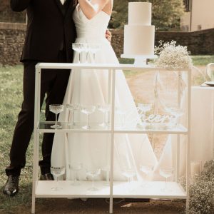 Regal weiß – mittel 100 x 93 cm