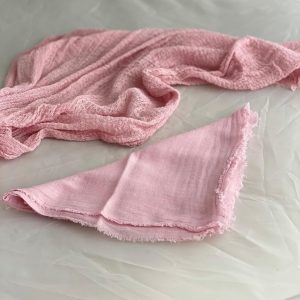 Musselin Serviette rosa – 45 x 45 cm