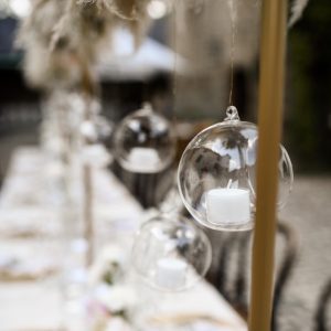 Kerzenhalter Glaskugeln ⌀ 10 cm