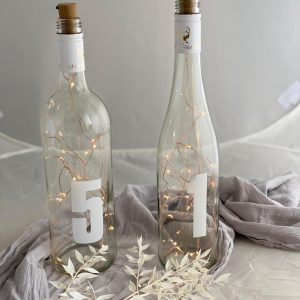 Flaschen mit Nummern