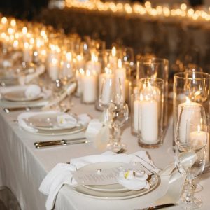 Glaszylinder für Kerzen klein (D: 9 cm H: 12 cm)