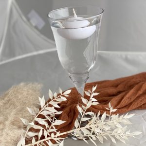 Schwimmkerzenhalter „Weinglas“