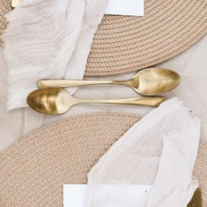 Besteck gold matt – Dessertlöffel