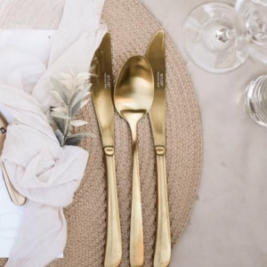 Besteck gold matt – Speisemesser