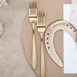 Besteck gold matt – Speisegabel