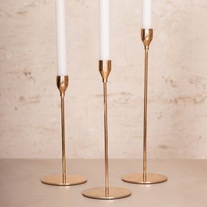 Kerzenständer „Gold“ – 3er Set