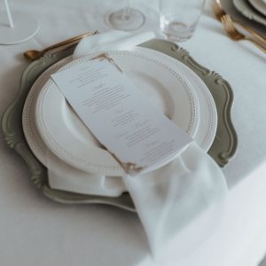 Chiffon Serviette weiß – 50 x 50 cm