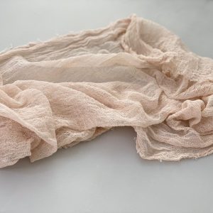 Tischläufer Musselin nude – 365 x 60 cm